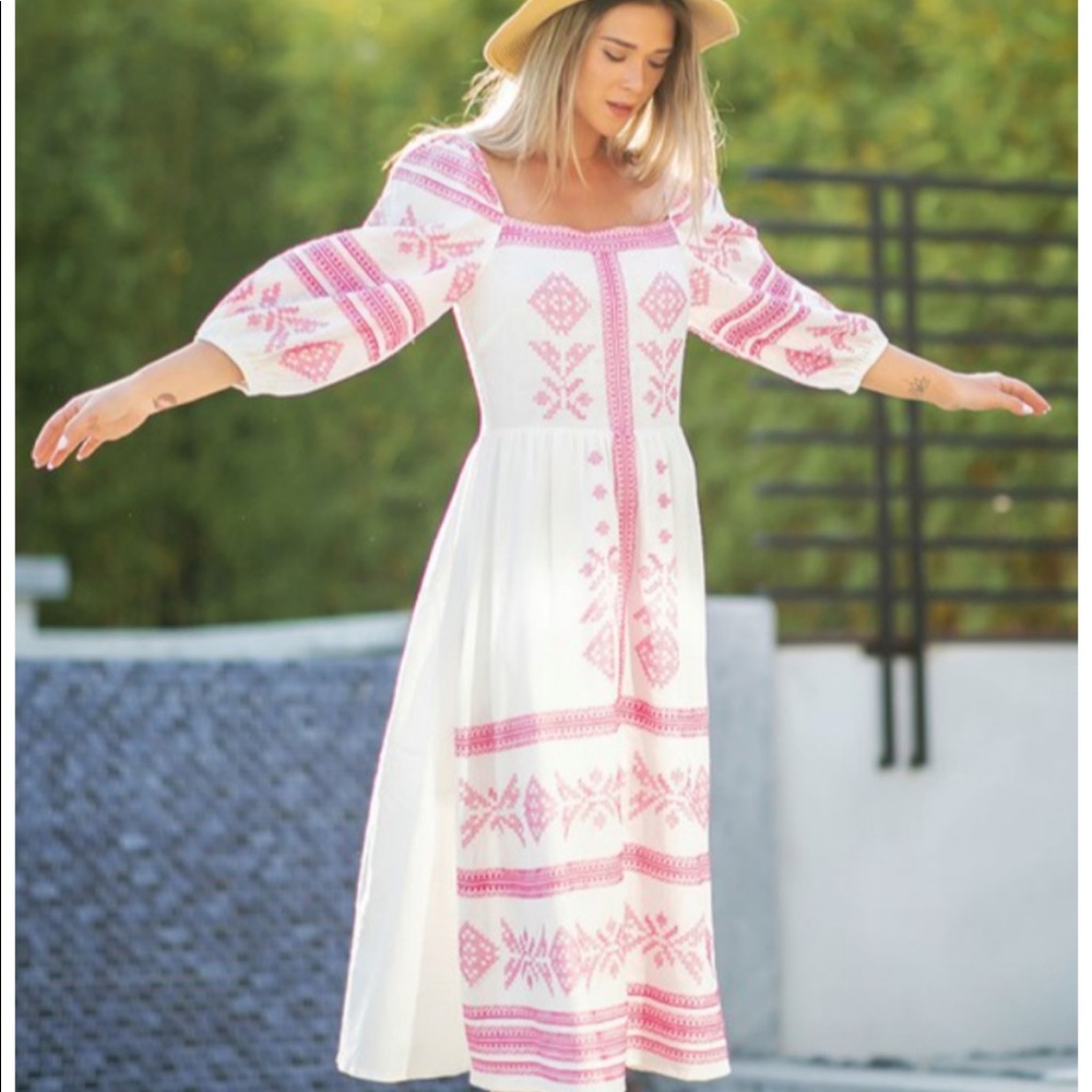 Strut and Bolt smocked dress